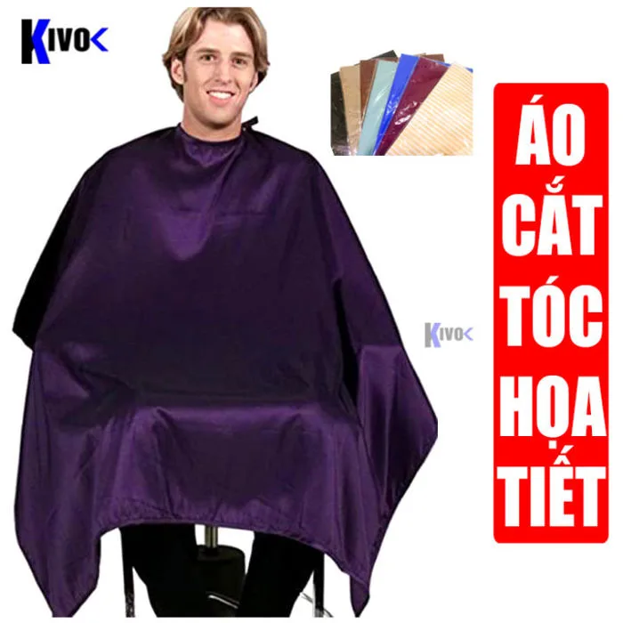 Áo Choàng Hớt Tóc Cho Bé / Nam / Nữ Họa Tiết - Chống Thấm Cho Salon Barber  - Khăn Quấn Cắt Tóc / Cạo Râu / Nhuộm Tóc - Kivo - Lazada | Lazada Việt Nam