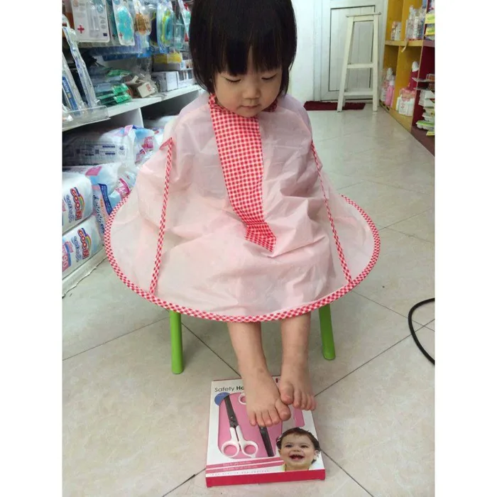 Áo choàng cắt tóc có khay hứng KBN | Kids Plaza