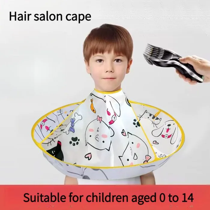 Áo choàng cắt tóc cho trẻ em, Áo choàng cắt tóc cho bé, Tạp dề làm tóc  chống tĩnh điện, phổ biến cho trẻ em và người lớn | Shopee Việt Nam