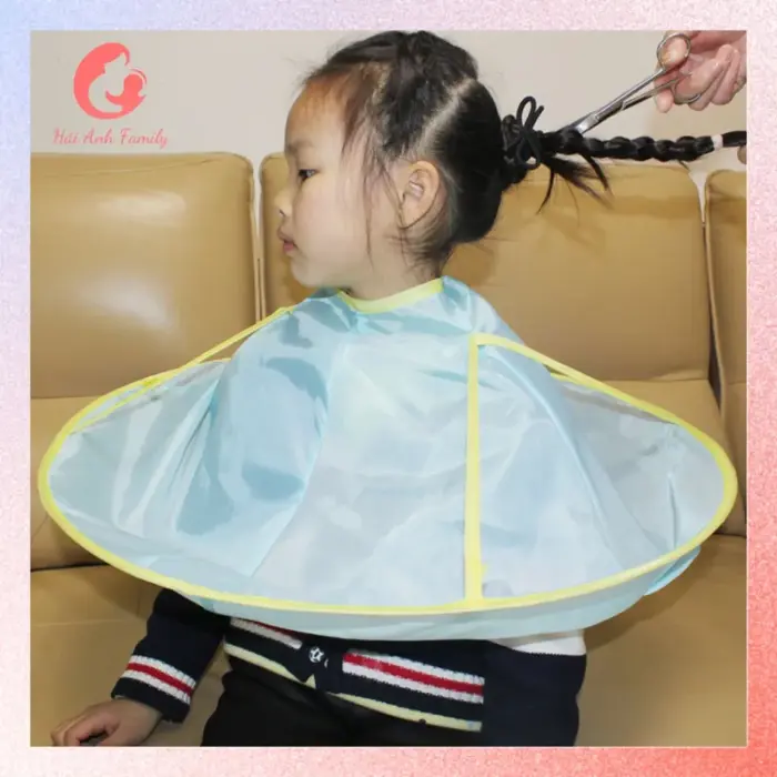 Áo choàng cắt tóc cho bé giúp không dính tóc lên người | Lazada Việt Nam