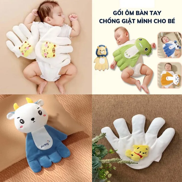 Bàn tay vỗ bé ngủ có điều khiển từ xa với 3 chế độ nhanh chậm giúp mẹ nhàn  tênh