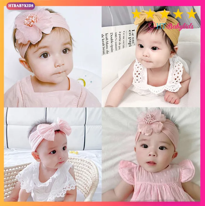 Băng Đô Cho Bé Gái Sơ Sinh Kiểu Len Gân Mềm Mại Băng Đô Đa Màu Sắc Cho Trẻ  Em Băng Đô Thời Trang Cho Bé 0-2 Tuổi - Lazada | Lazada Việt Nam
