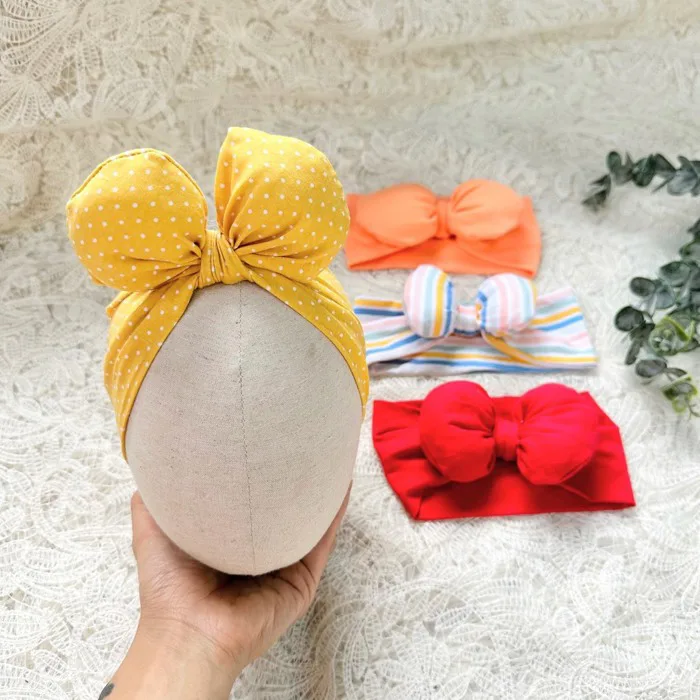 Dây Băng Đô Bản To Nơ Phồng Xinh Xắn Cho BÉ Gái Mã BD05 – Noonon Việt Nam