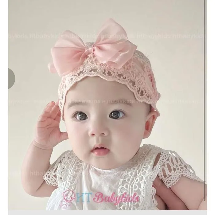 Băng Đô Che Thóp, Ren Tiểu Thư, Nơ Xinh Cho Bé Gái - Oreka.vn