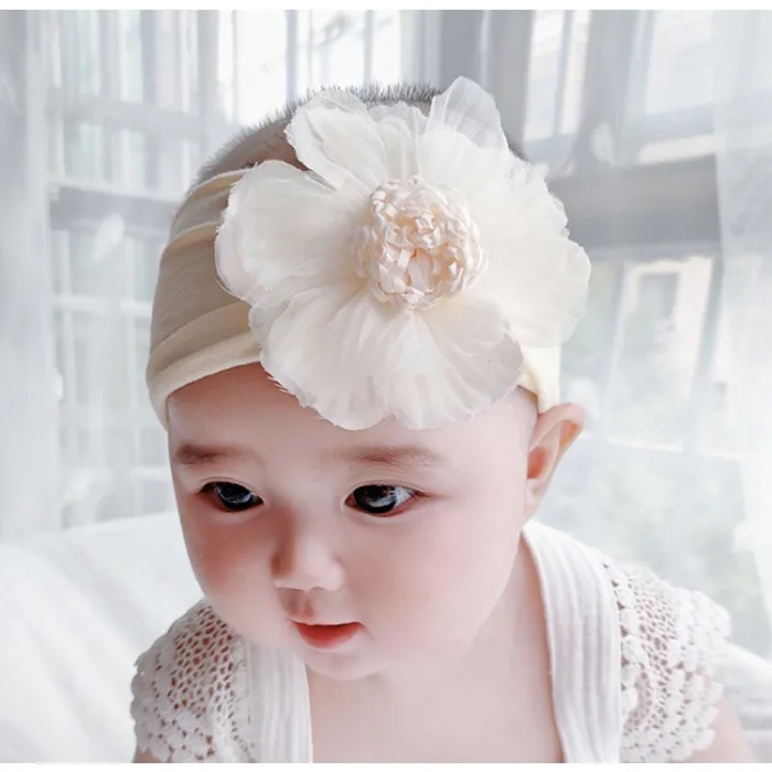 Turban (Băng đô) bản rộng vải cotton mềm mịn co giãn cho bé gái siêu dễ  thương