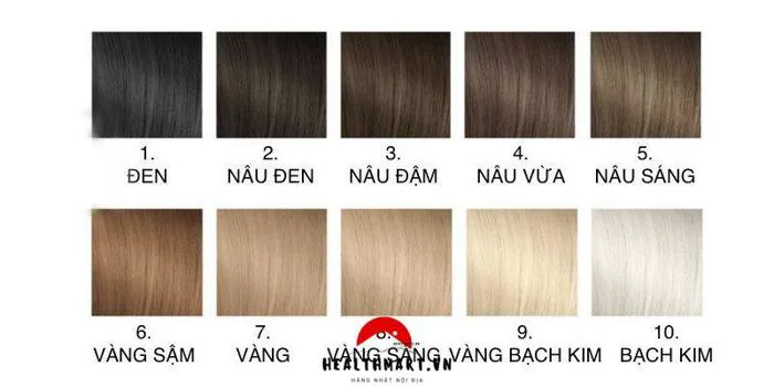 Cập nhật bảng màu nhuộm tóc đẹp, mới, đầy đủ nhất 2023