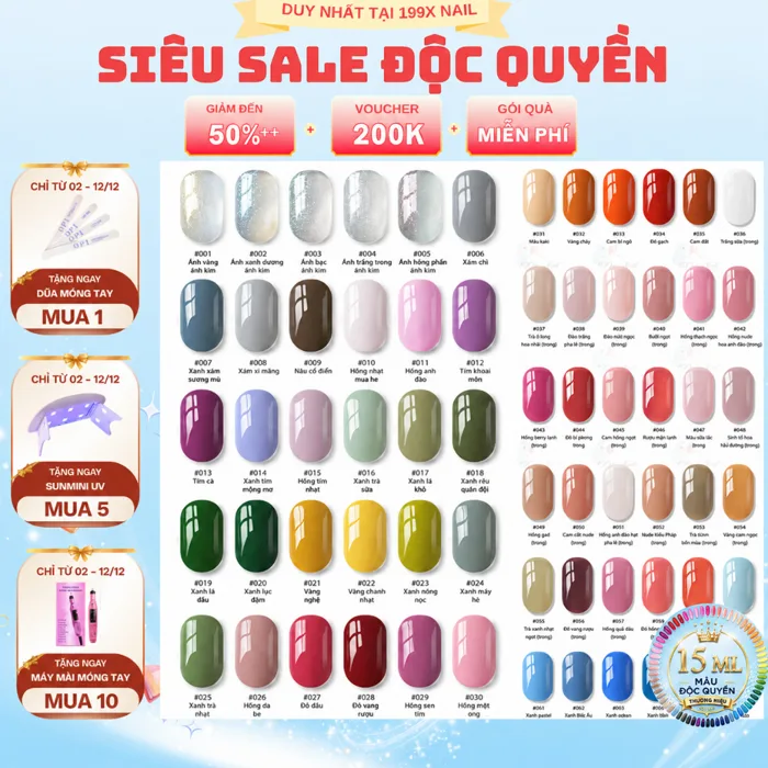 Sơn Gel Móng Tay BOMD Cao Cấp – Màu Sơn Gel UV Bảng Full Màu Chuẩn Salon,  Bền Đẹp, Lên Màu Chuẩn 2025 | Shopee Việt Nam