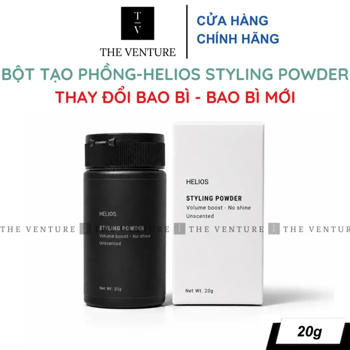 Bột tạo phồng, tạo kiểu tóc nam nữ Helios Styling Powder - 20g