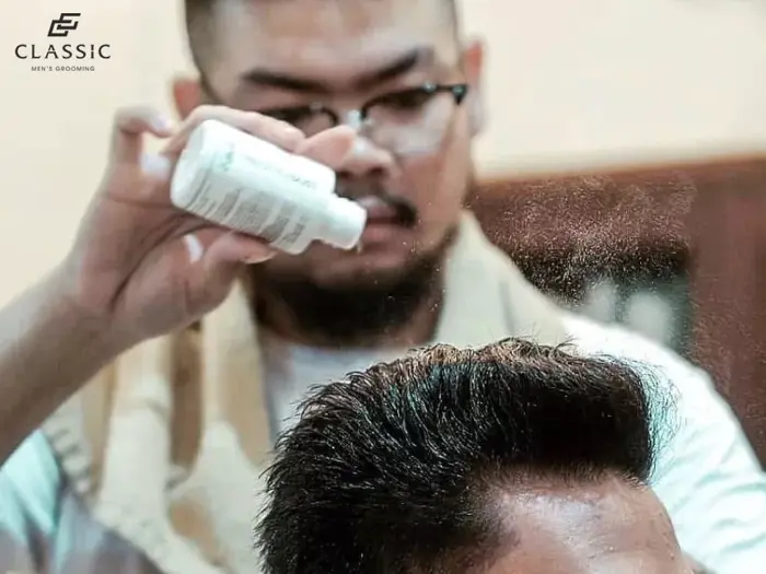 Tips đơn giản sử dụng bột tạo phồng tóc nam cho tóc bồng
