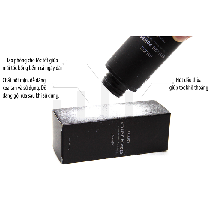 Bột Tạo Phồng Tóc Nam Nữ Helios Styling Powder 25gr | Wax for men