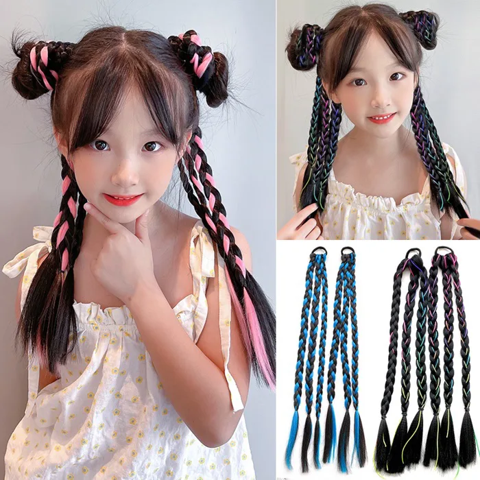 Tóc Giả Nguyên Đầu Cho Bé Gái - Tóc Giả Mềm Như Tóc Thật Uốn Xoăn Xù |  Lazada Việt Nam