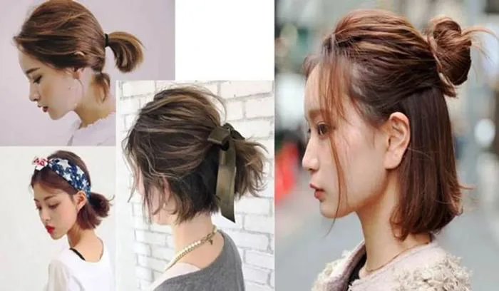 Bật mí 10 kiểu tóc buộc cho nàng tóc ngắn thêm xinh