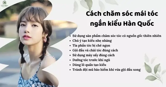 Bỏ túi 10+ cách buộc tóc ngắn kiểu Hàn Quốc 2024 ấn tượng