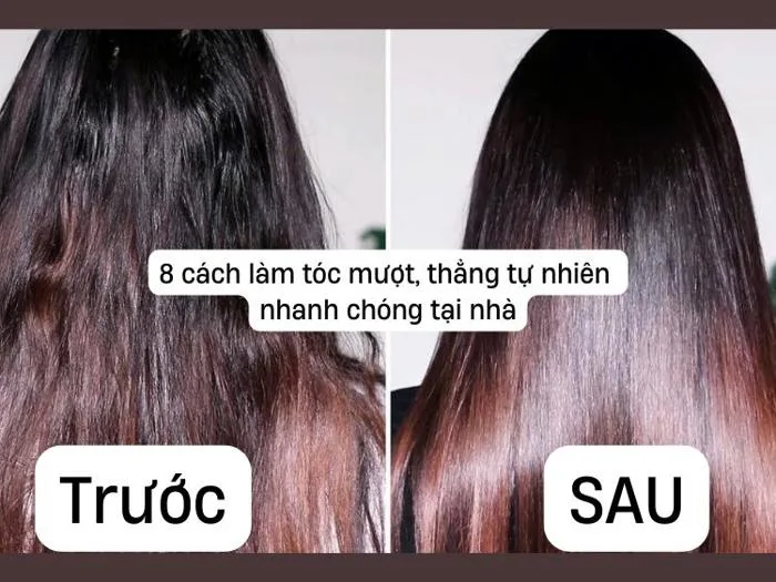 8 cách làm tóc mượt, thẳng tự nhiên nhanh chóng tại nhà | Yody