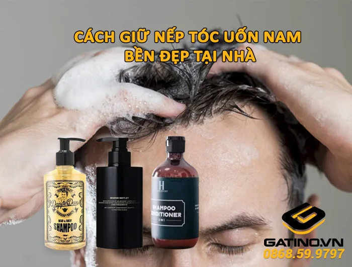 Cách giữ nếp tóc uốn nam bền đẹp tại nhà | Gatino.vn