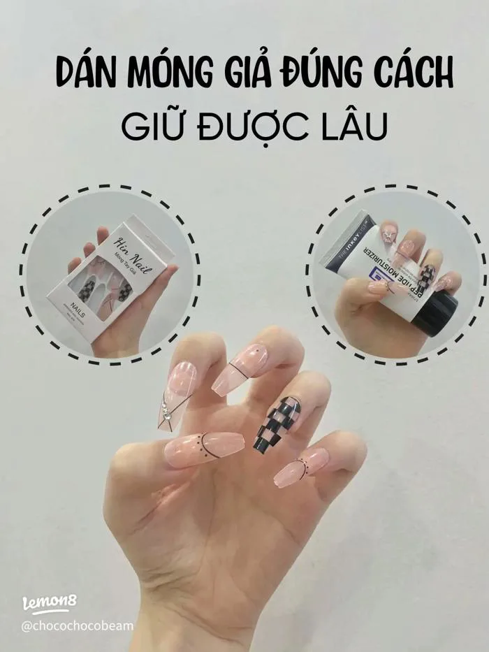 Cách dán móng giả bền hơn: Chỉ 6 bước để giữ nail box lâu đến 1 tuần