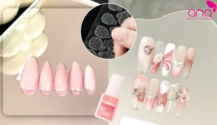 8 Cách dán móng tay giả tại nhà đẹp, chắc & lâu bong