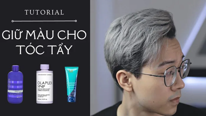 Giữ Màu Cho Tóc Tẩy , Cách Dùng Dầu Gội Tím Hiệu Quả || Huy Quốc