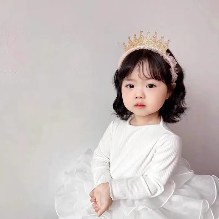 Cài tóc vương miện đính hạt cườm cho bé gái - Cửa hàng shop bán các loại  bong bóng trang trí Kool Style