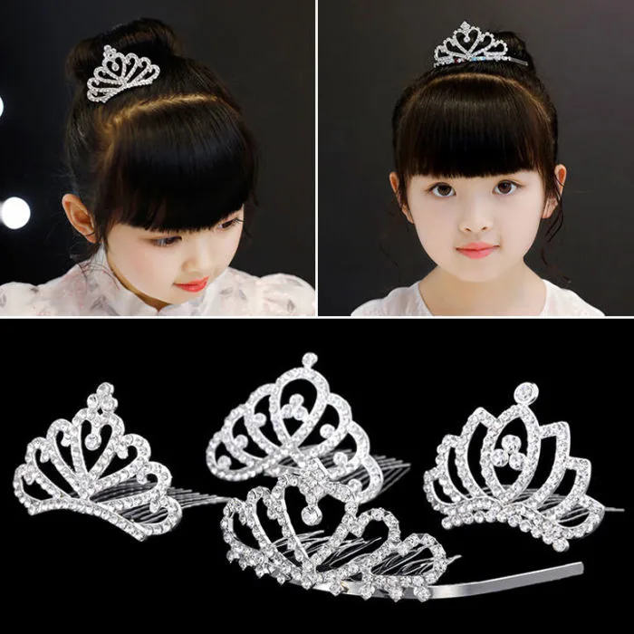 HCM][HCM] Cài tóc vương miện đính đá nhỏ xinh cho bé gái - Cài tóc công  chúa | Lazada Việt Nam