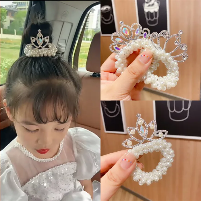 Dây Chun Buộc Tóc Bé Gái Đính Vương Miện, Dây Thun Công Chúa Xinh Xắn Dễ  Thương, Phụ Kiện Tóc Cho Bé Phong Cách Hàn Quốc | Shopee Việt Nam