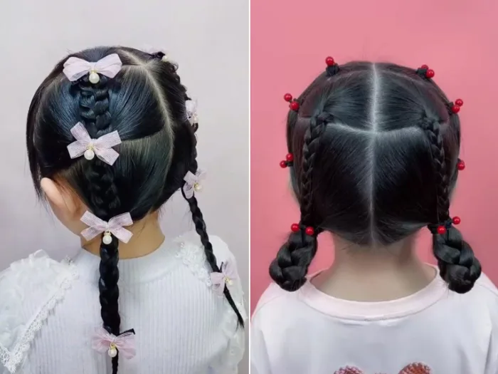 15+ kiểu tết tóc cho bé đến trường luôn dễ thương 15+ kiểu tết tóc cho bé đến trường luôn dễ thương