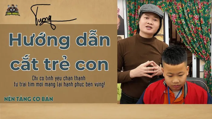 Hướng Dẫn Cắt Tóc Cho Bé Trai Ai Cũng Cắt Được