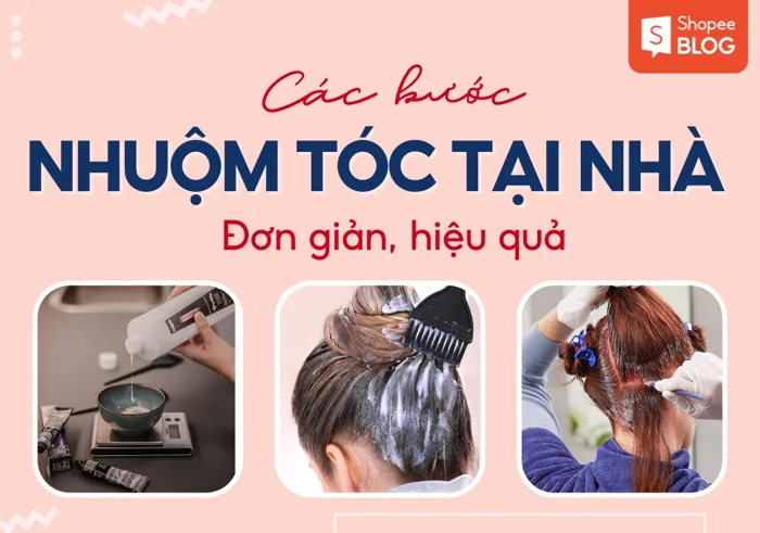 Cách nhuộm tóc tại nhà đơn giản, lên màu chuẩn salon