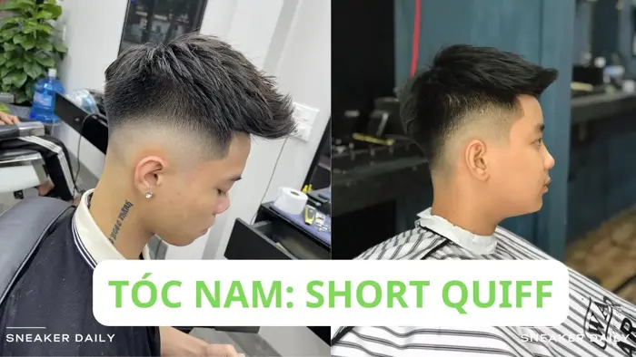 Short Quiff | #1 Các kiểu tóc tham khảo và cách tạo kiểu✔️