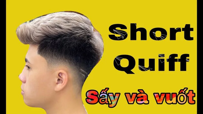 Hướng dẫn sấy tạo kiểu và vuốt sáp kiểu tóc Short Quiff chi tiết nhất (Tuấn  Đạo Barber - Hồng Thuận)