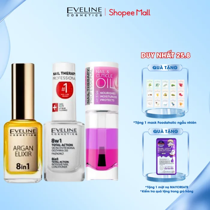 Dầu dưỡng móng tay Eveline giúp bảo vệ nuôi dưỡng móng chắc khoẻ 12ml
