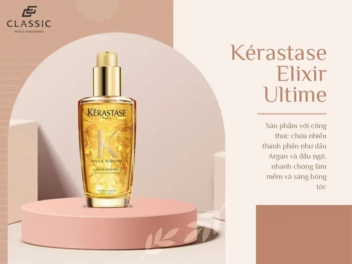 Dầu dưỡng tóc uốn giữ nếp giúp duy trì lọn tóc xoăn hiệu quả - Classic.vn