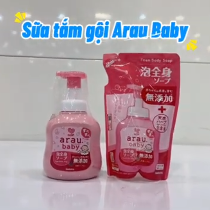 Sữa tắm gội Arau baby chai 450ml (New) | Kids Plaza