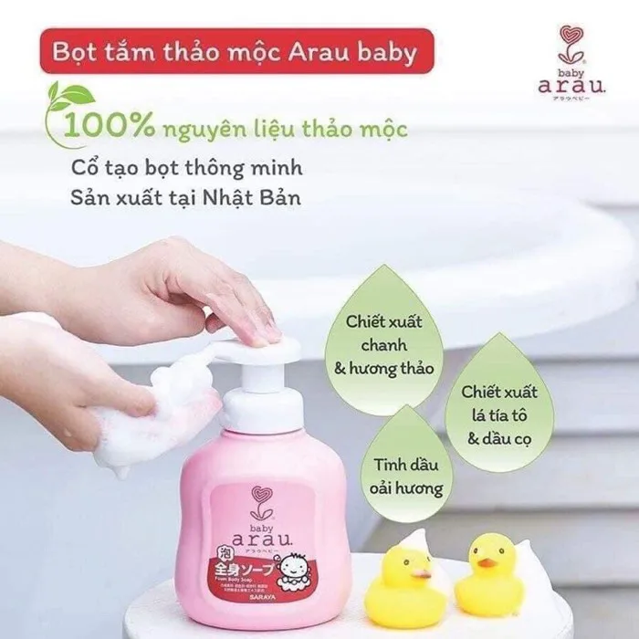 Sữa tắm gội Arau baby Nhật chai 450ml | Shopee Việt Nam