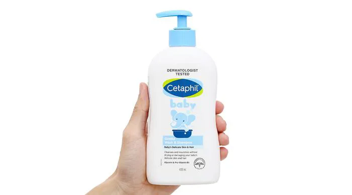 Sữa tắm gội cho bé Cetaphil Baby Gentle hương dịu nhẹ chai 400 ml 08/2026 |  nhathuocankhang.com