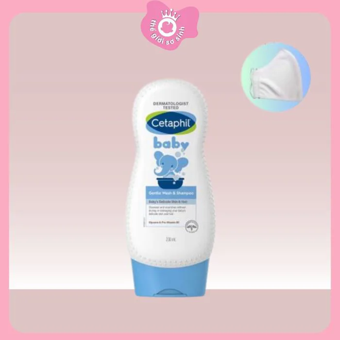 Sữa tắm và gội cho trẻ em Cetaphil Baby Gentle Wash & Shampoo mẫu mới - Thế  Giới Sơ Sinh