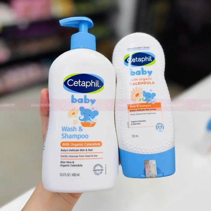 Sữa tắm gội cho bé Cetaphil Baby hoa cúc Calendula – HÀNG NHẬT ÚC NỘI ĐỊA