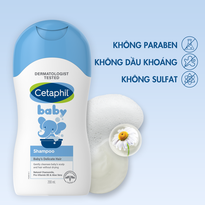 DẦU GỘI CHO BÉ DỊU LÀNH CETAPHIL BABY SHAMPOO - MomMomCare.Com - Baby, Kid  and Mom.