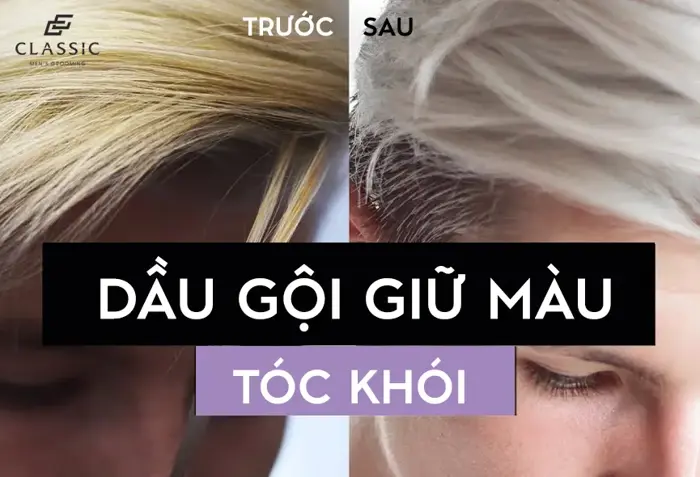 Dầu gội giữ màu tóc nhuộm khói - tóc đẹp, bền không cần salon