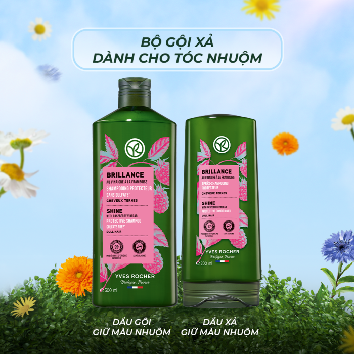 Bộ Dầu Gội Và Xả Giữ Màu Tóc Nhuộm COMBO SHINE HAIR CARE 2023