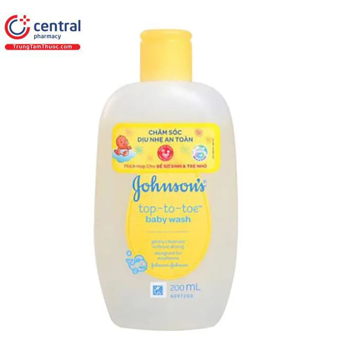 CHÍNH HÃNG] Sữa tắm gội Johnson's Top-To-Toe Baby Wash 200ml cho bé