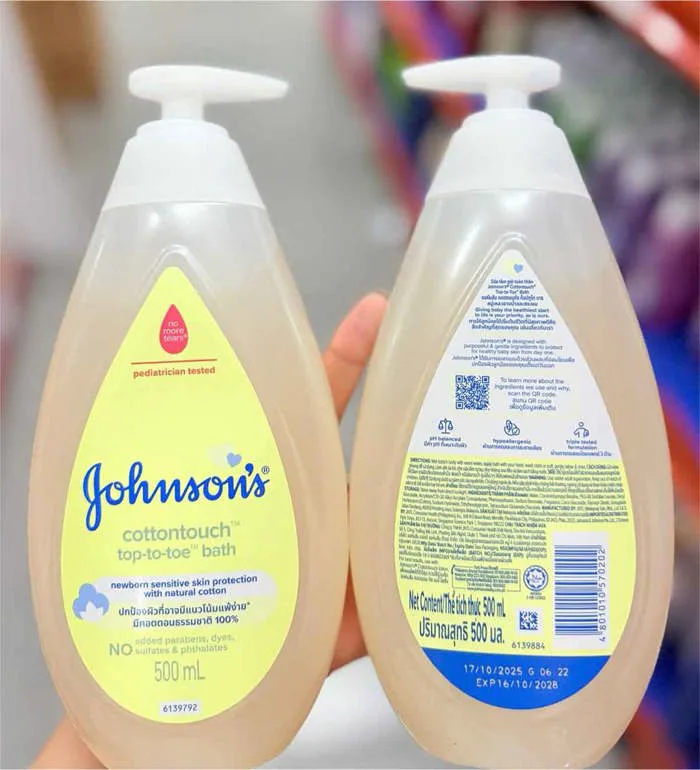 Sữa tắm gội toàn thân Johnson Baby 500ml cho bé - XACHTAYNHAT.NET