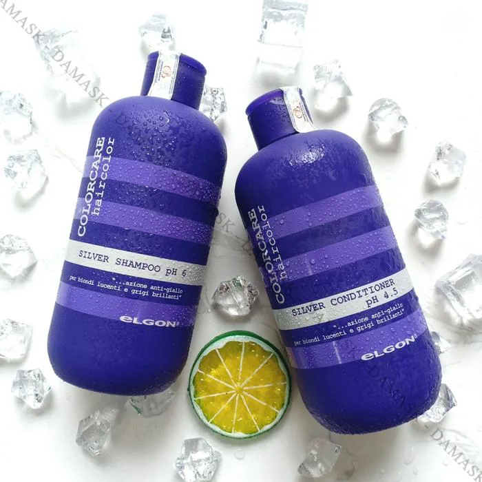 Dầu Gội Khử Vàng Cho Tóc Tẩy Silver Shampoo Elgon Damask - Mỹ Phẩm Chính  Hãng