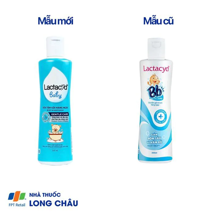 Sữa tắm Lactacyd BB tắm gội trị rôm sảy cho trẻ (Chai 250ml)