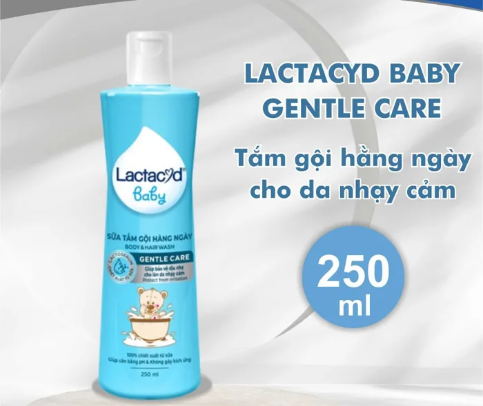 Review sữa tắm Lactacyd cho trẻ sơ sinh có tốt không? Cách sử dụng