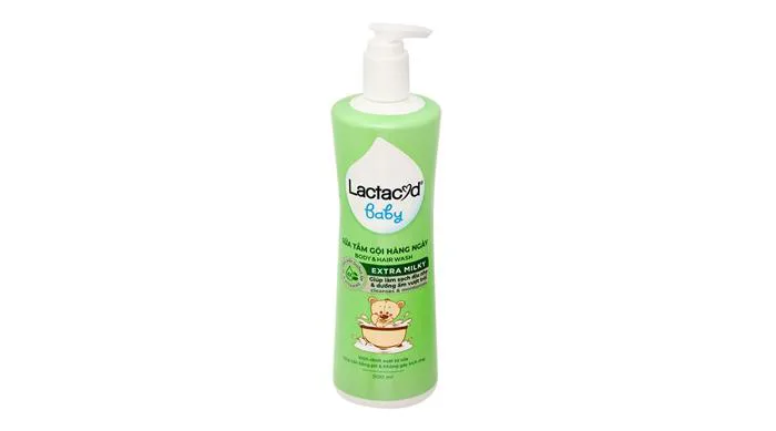 Sữa tắm Lactacyd baby Extra Milky( Xanh Lá)