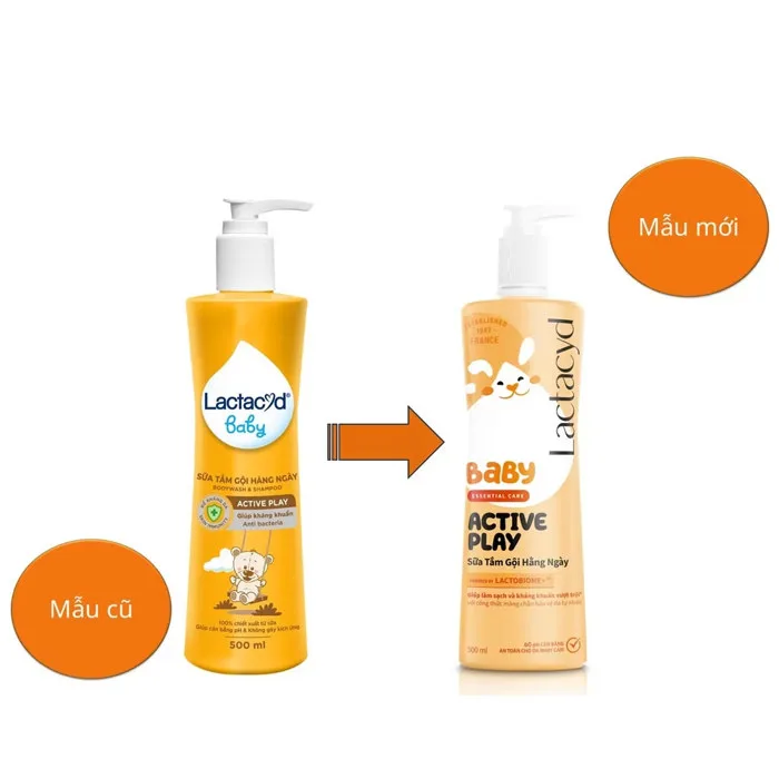 LACTACYD, Sữa Tắm Gội Em Bé Lactacyd Active Play 500ml | Watsons Việt Nam
