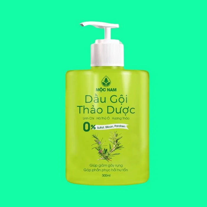 Dầu gội thảo dược Mộc Nam 300ml kích thích mọc tóc - Dược sĩ Lưu Văn Hoàng