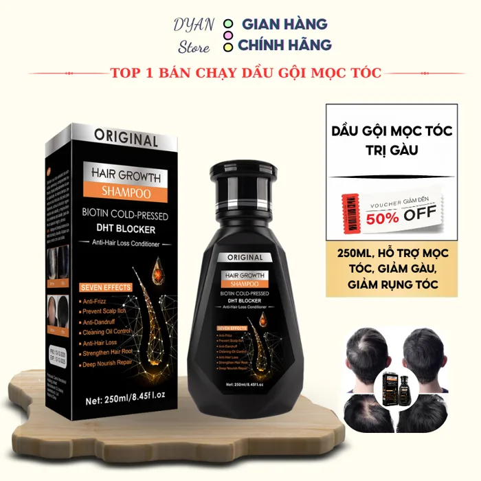 Dầu Gội Mọc Tóc Giảm Gàu, Dầu Thảo Dược Kích Thích Mọc Tóc, Nấm Ngứa, Bảo  Vê Nang Tóc Chắc Khỏe Mượt