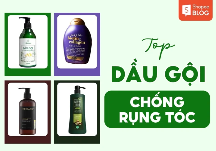 Top 8 dầu gội chống rụng tóc – nuôi vẻ đẹp, dưỡng tự tin - Shopee Blog